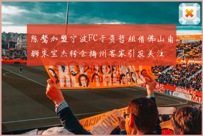 陈骜加盟宁波FC于贵哲租借佛山南狮朱宝杰转会梅州客家引发关注